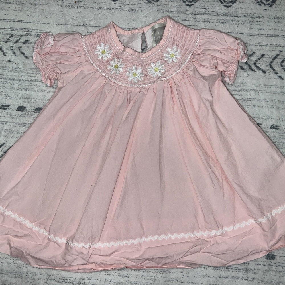 Smocked Sunflower Dress